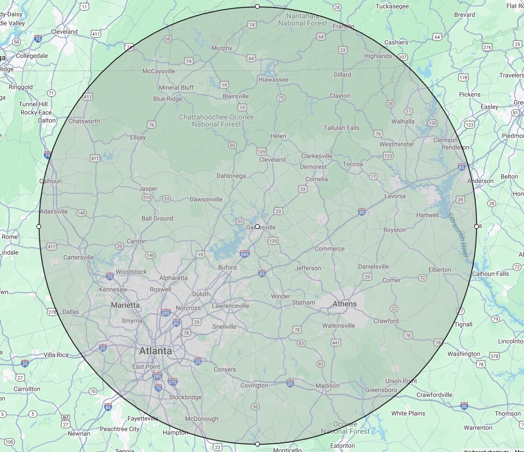 Map of Georgia